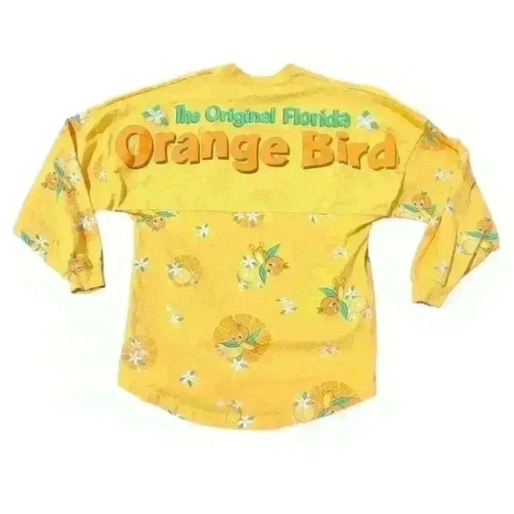 2022 Disney Parks Epcot Flower&Garden Festival Orange Bird Spirit Jersey XS AOP